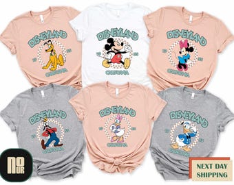 Mickey And Friends Disneyland California Shirt, Adults Kids Disney Tshirt, Mickey And Minnie Mouse Shirt, Disney Family Tee,Disney World Tee
