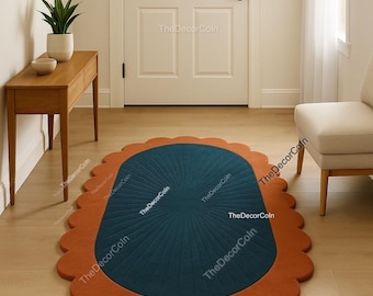 Hand Tufted Wool Rug: Modern Living Room Decor
