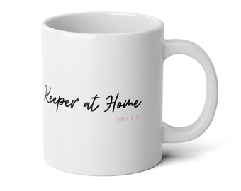 Taza Tito 2:5 / Taza para ama de casa / Fe / Artículos cristianos / Ama de casa