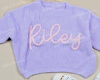Enchanting Personalized Sweaters for Beloved Infants - Celebrate Your Little One’s Name with One-of-a-Kind Custom Designs!