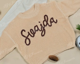 Adorable Infants: Personalized Sweaters for a Magical Touch - Celebrate Your Little One’s Name with Unique Custom Designs!