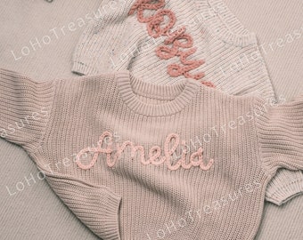 Personalized Sweaters for a Magical Touch - Celebrate Your Little One’s Name with Unique Custom Designs!