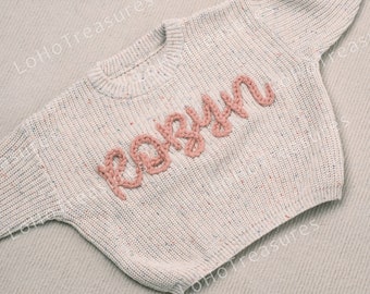 Personalized Sweaters for a Magical Touch - Celebrate Your Little One’s Name with Unique Custom Designs!