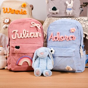 Sac à dos personnalisé pour tout-petit | Cartable préscolaire personnalisé | Cartable pour enfants avec nom | Sac à dos personnalisé pour enfants | Sac à dos pour tout-petit