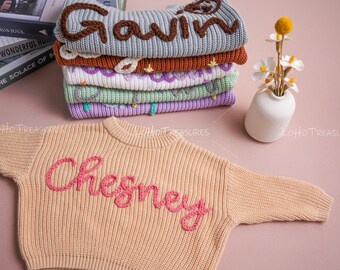 Personalized Adorable Infant Sweaters: Unique Custom Designs to Celebrate Your Little One's Name!