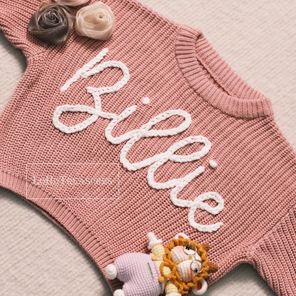 The Exquisite Gift of Celebration: Embrace Personalized Sweaters for Festive Spirit - Highlight Your Little One’s Name with Unique Design