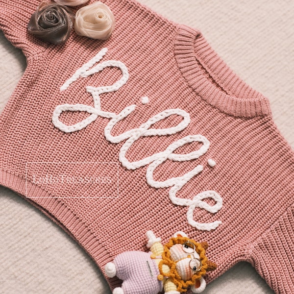 Adorable Infants: Personalized Sweaters for a Magical Touch - Celebrate Your Little One’s Name with Unique Custom Designs!