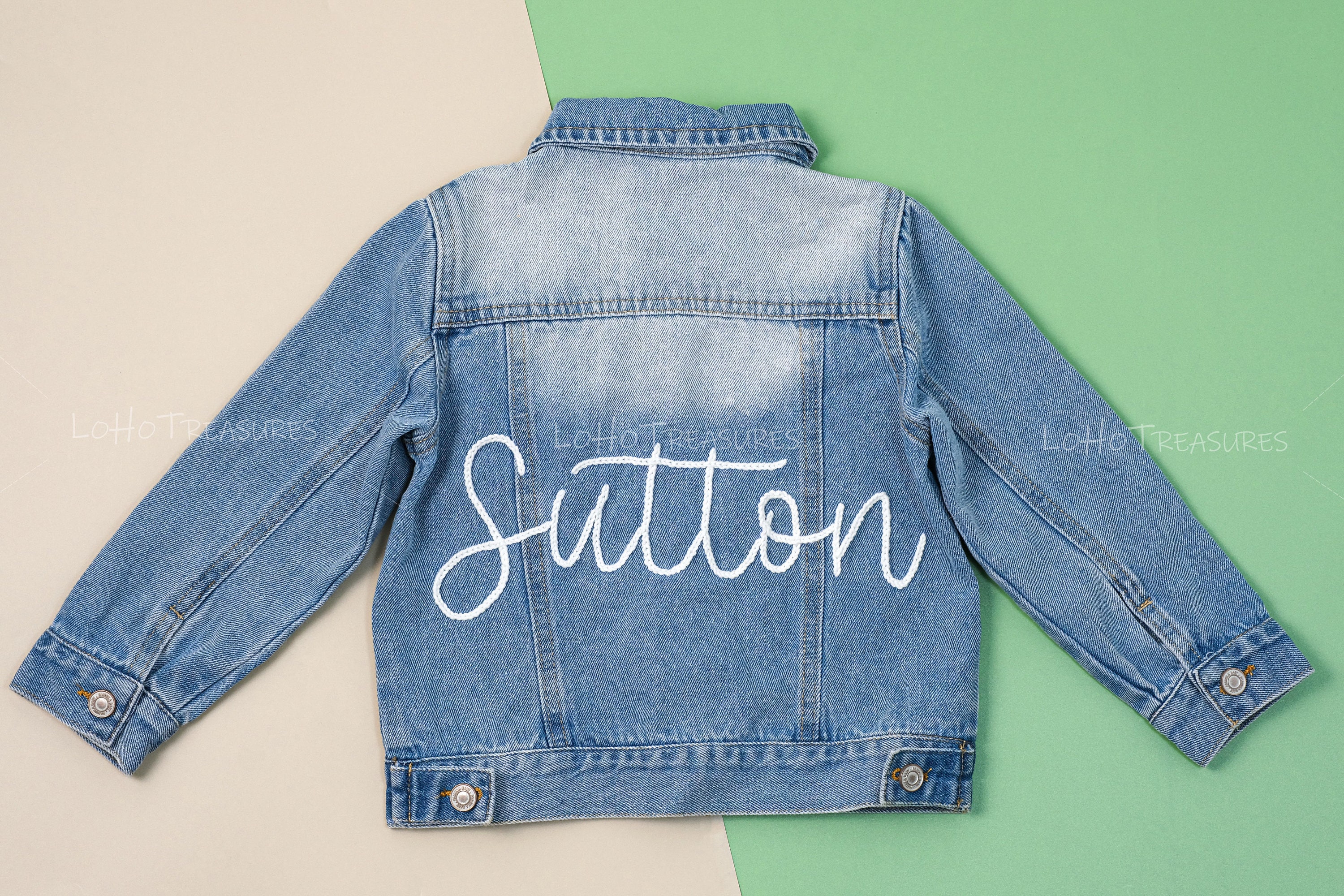 Custom Embroidered Denim Jacket For Babies & Toddlers - Personalized