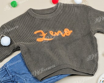 Adorable Infants sweater: Personalized Sweaters for a Magical Touch - Celebrate Your Little One’s Name with Unique Custom Designs!