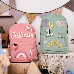 Sac à dos personnalisé pour tout-petit | Cartable préscolaire personnalisé | Cartable pour enfants avec nom | Sac à dos personnalisé pour enfants | Sac à dos pour tout-petit
