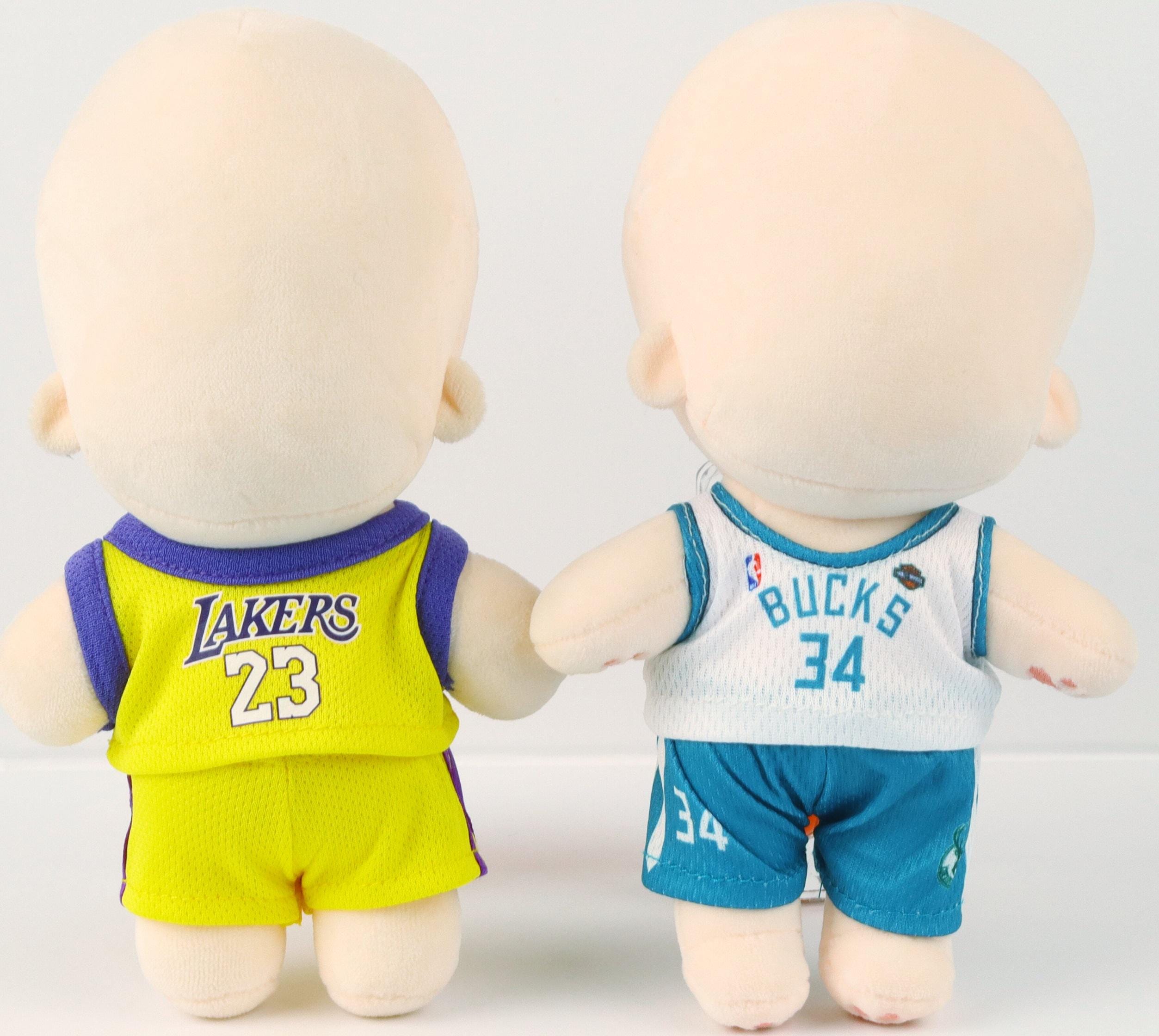 15/17 cm Cotton Doll Handmade Basketball Jersey Sports Shirt Doll Sports Clothes Wear Mini Doll Clothes