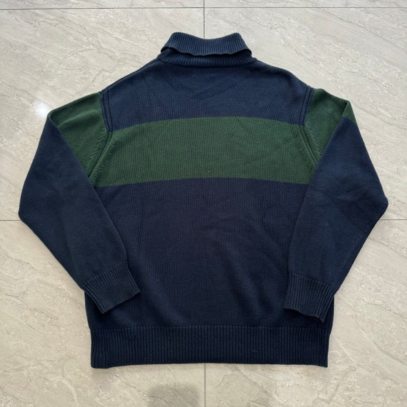 Vintage Y2K Nautica Knit Sweater / Cardigan / Coo… - image 5