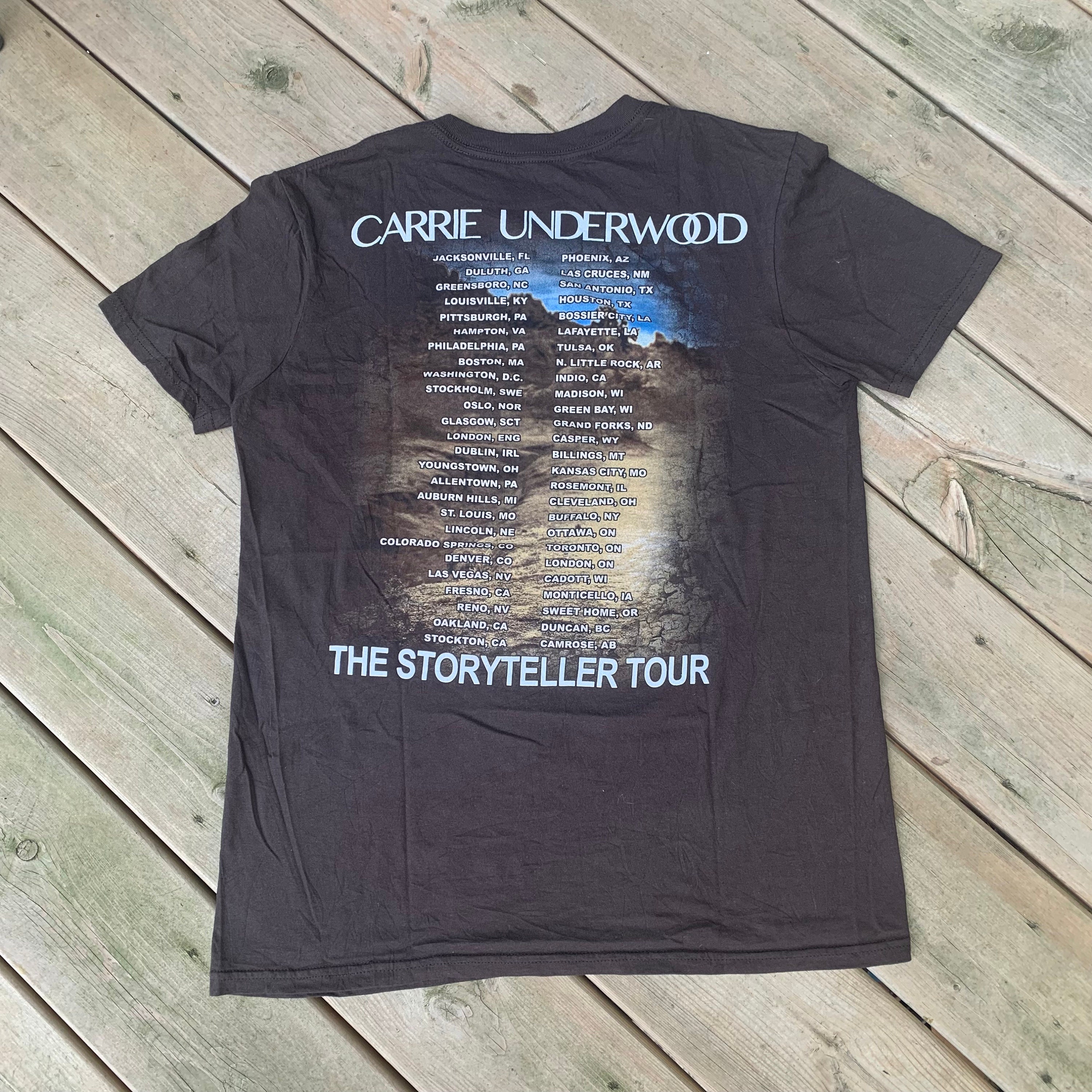 Y2K Carrie Underwood the Storyteller Tour Short Sleeve Tee