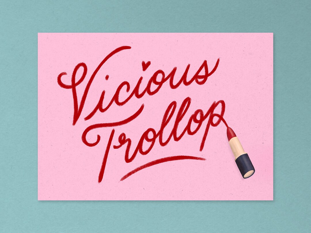 Vicious Trollop Gilmore Girls Print Lorelai Gilmore Quote Gift Ideas ...