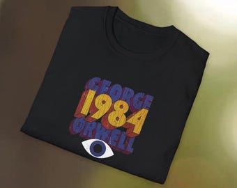 1984 Orwell T-shirt: Dystopisk litteratur, Storebror