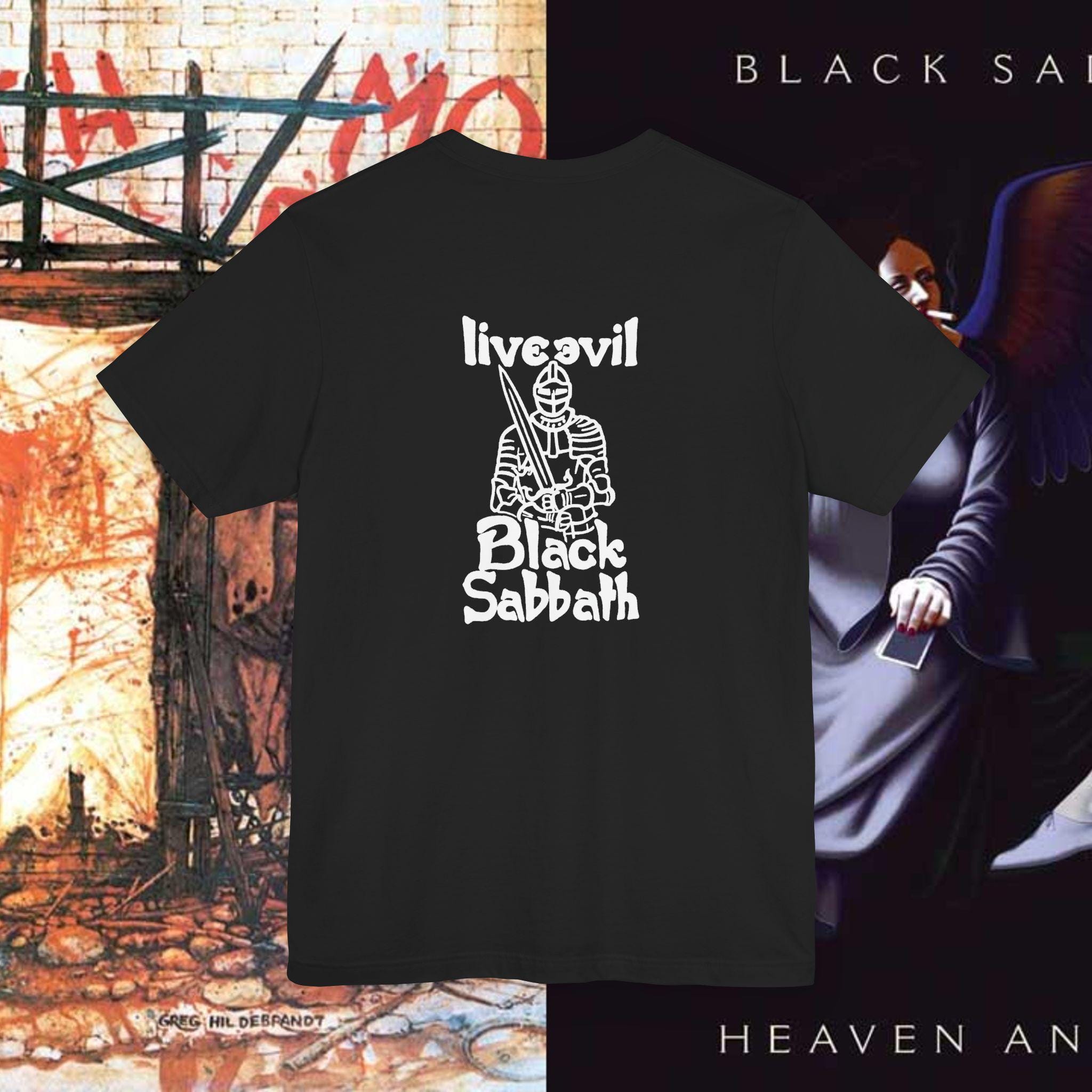 Black Sabbath Heaven and Hell Tshirt - Etsy