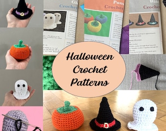 Halloween Crochet Patterns (set of 3)
