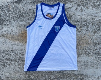 Hommes Umbro Seleccion de Guatemala sans manches taille xL nouveau maillot de football football vintage rare rétro 90 00
