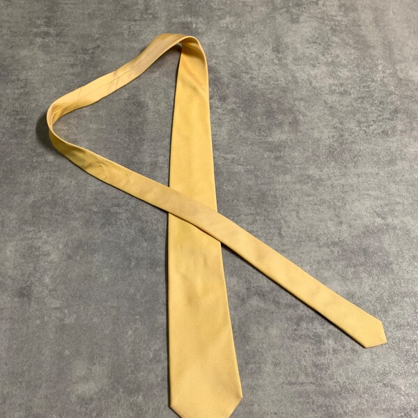 Hugo boss tie mens yellow