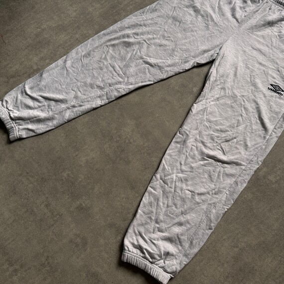 umbro sweatpant trousers mens L grey 80s y2k vint… - image 2