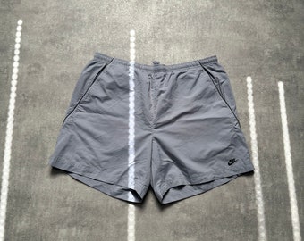 Nike Herrenshorts Größe XL grau 80er Y2K Vintage Streetstyle 90er Drill Opium Retro