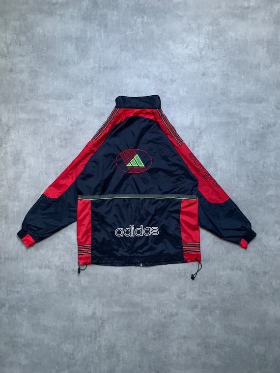 Adidas mens jacket size XL-XXL big logo y2k vinta… - image 1