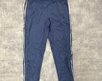 Pantalon de survêtement Nike L blue y2k pour hommes, streetwear streetstyle streetstyle des années 90, pantalon drill avec défaut !