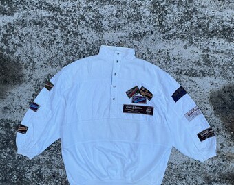 New Chewon y2k vintage sweatshirt ykk streetwear streetstyle men’s XL-XXL white