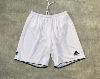 Adidas heren climalite short wit maat M y2k vintage streetwear streetstyle jaren 90 drill