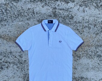 Fred Perry polo hombre S blanco manga corta