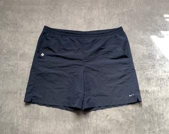 Short Nike homme taille XL bleu marine des années 80 y2k streetstyle vintage des années 90 drill opium rétro nylon