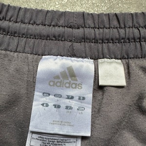 adidas track pant trousers mens size L grey brown 80s y2k vintage streetstyle 90s drill opium retro zdjęcie 3