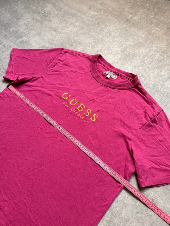 guess originals men’s t-shirt pink size Medium sh… - image 3