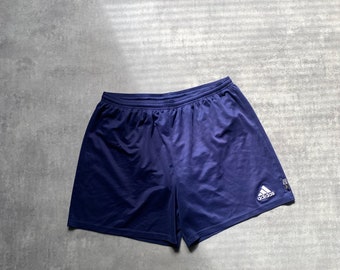 adidas climalite short homme taille L bleu marine des années 80 y2k vintage streetstyle des années 90 drill opium rétro