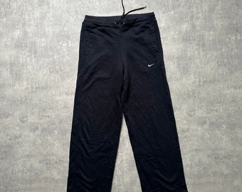 Nike Vintage Jogginghose Herren L blau marine blau Streetwear Streetstyle y2k vintage 90er 00er Retro Bohrer ykk Luxus 80er