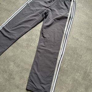 adidas track pant trousers mens size L grey brown 80s y2k vintage streetstyle 90s drill opium retro zdjęcie 5