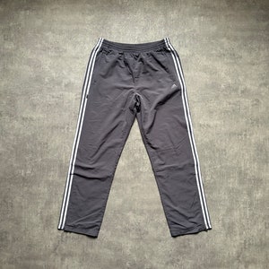 adidas track pant trousers mens size L grey brown 80s y2k vintage streetstyle 90s drill opium retro zdjęcie 1