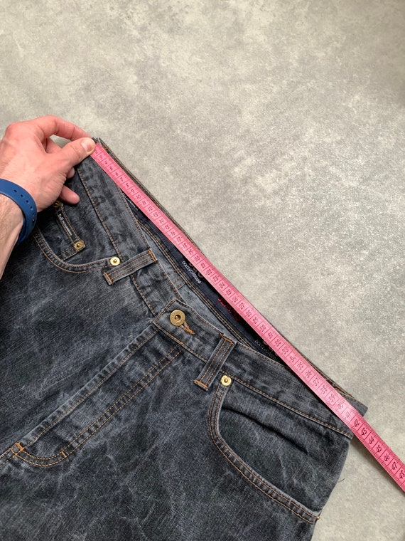 D/G dolce&gabana jeans  36/50 grey 80s y2k vintag… - image 8