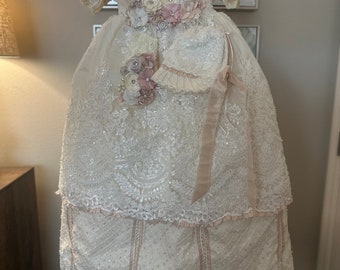 Amalia / Baptism dress / Ropon / vestido de bautizo / Christening dress / baptism gown