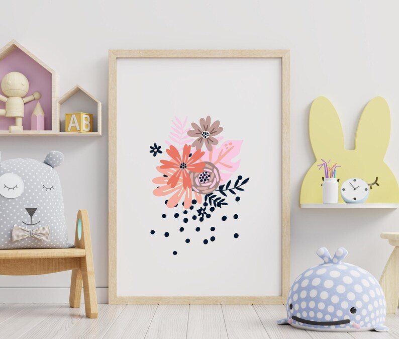 Unicorn Nursery Wall Art, Unicorn Print, Rainbow Nursery Art, Custom ...