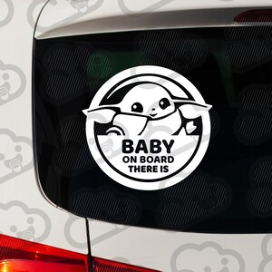 Baby on Board Stickers / Decals | Baby On Board There Is | Stickers | Weatherproof Car Decal | High-Quality Outdoor Durable | Baby Gift