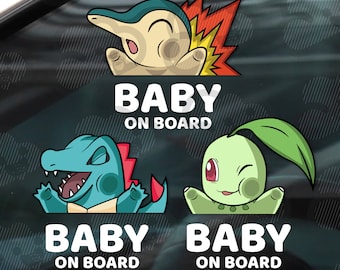 Baby on Board Stickers / Decals | Gen2 | Stickers | Weatherproof Car Decal | High-Quality Outdoor Durable | Baby Gift
