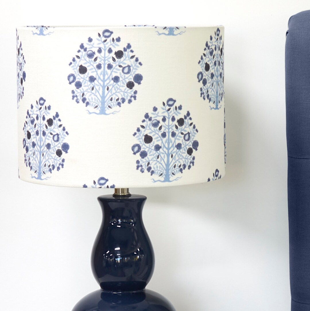 Lakeside Linen Lamp Shade Barrel Etsy