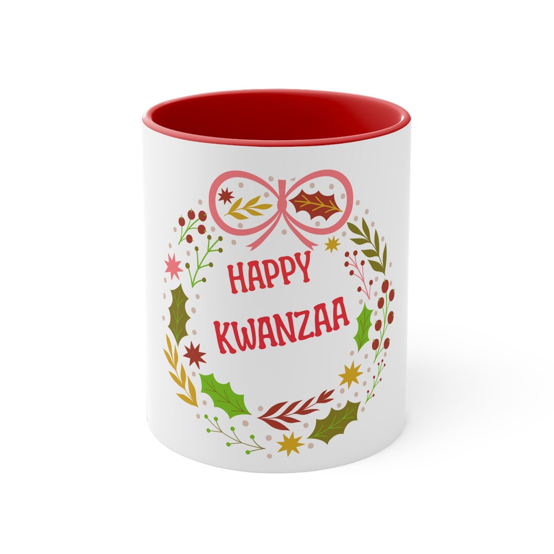 Happy Kwanzaa Mug, Happy Kwanzaa Coffee Cup, Happy Kwanzaa Cup, Fhappy ...