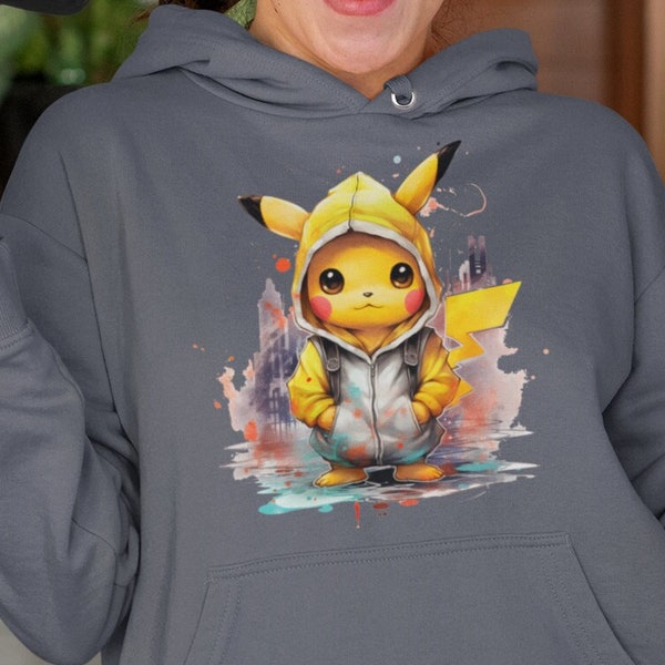 Pikachu Urban Edge-hoodie adult