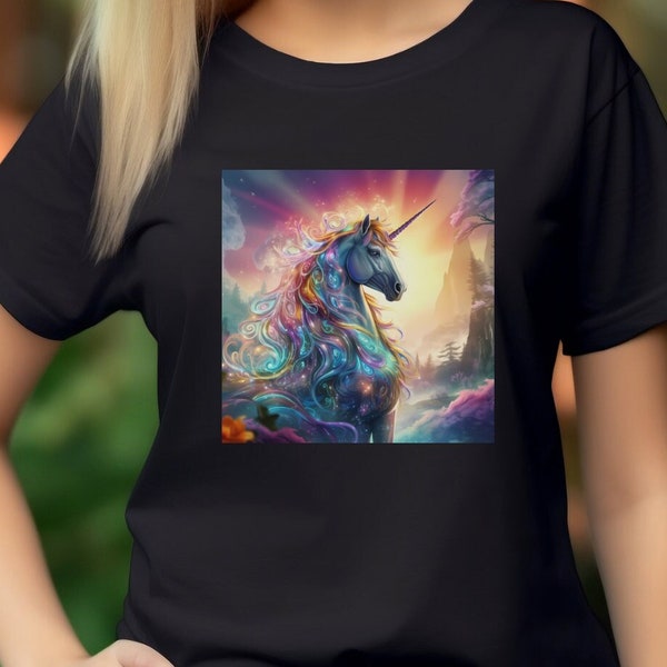Eenhoorn Rainbowwarrior t-shirt