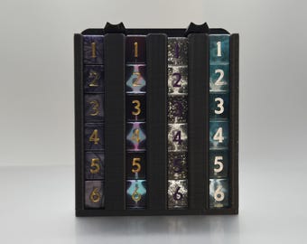 Lorcana Trove Dice Holder: Black Damage Counter Display (dice not included)