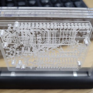 Arduino Acrylic LED Illuminated Art Piece With Patterns plexiglass ...