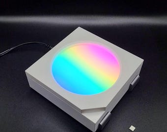 Giant Neopixel mood light with hypnotic RGB LED patterns