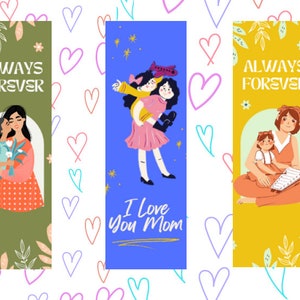 Mothers Day bookmarks,Mom-themed bookmarks,Mothers Day gift bookmarks,Bookmark for Mom,Mothers Day reading gifts,Mommy bookmarks